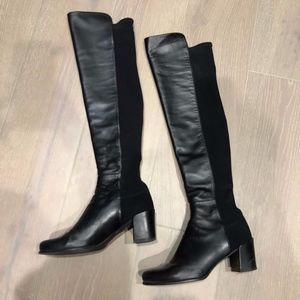 💋Authentic Stuart Weitzman Black Reserve Boot